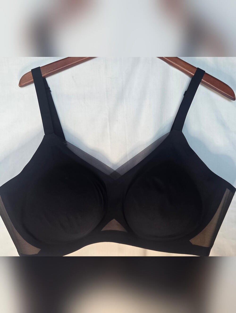 Honeylove Wireless LiftWear CrossOver Contour Bra Black Size 3X Smooth NWT Soft